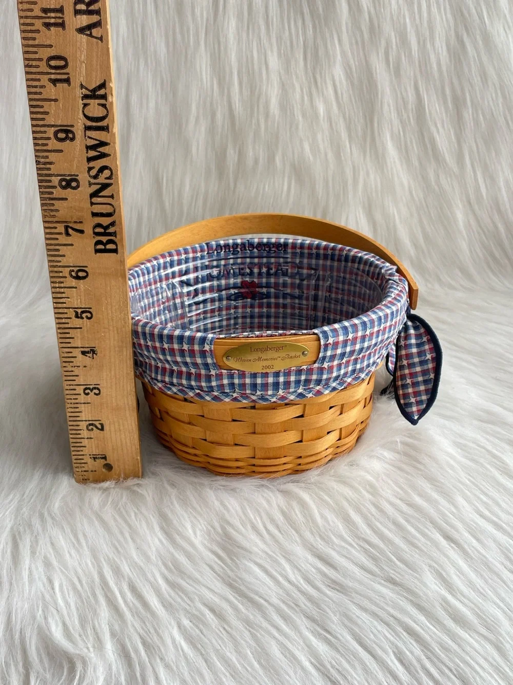Longaberger Woven Memories vintage farmhouse basket
